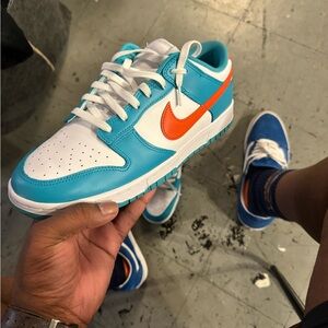 Nike “Miami Dolphin” Dunks Men Size 12